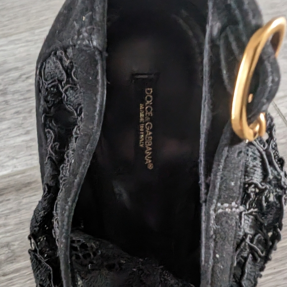 Dolce and Gabbana stiletto laced heels - Picture 7 of 10